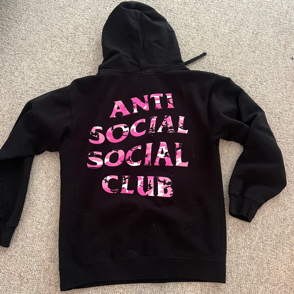 ANTISOCIAL CLUB RARE PINK CAMO HOODIE